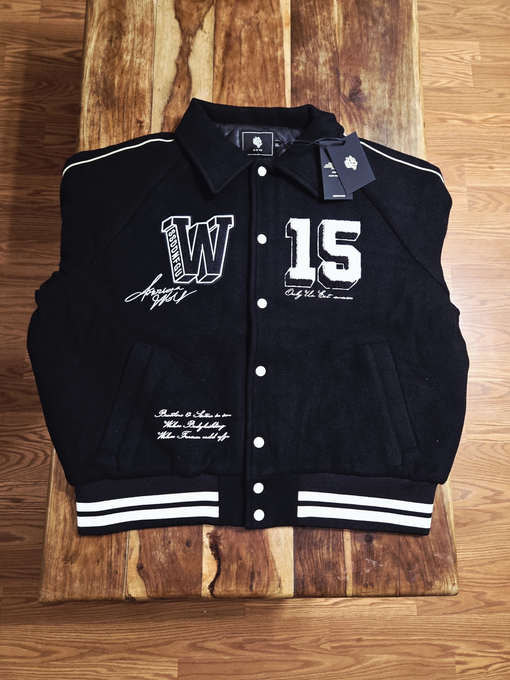DARC Sport "American Wolf" Roxy Box Cut Rudy Letterman Jacket. #46 Of 500. XL. - Picture 3 of 11